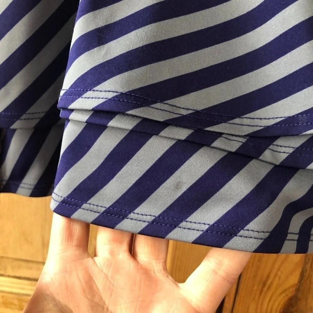 Athleta Swagger Fly By Purple Striped Skort Skirt Athletic Womens‎ Size Small